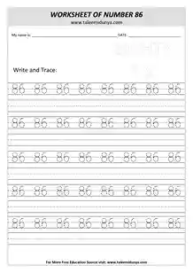 worksheet 86